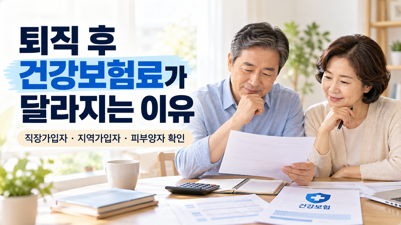 퇴직 후 건강보험료가 달라지는 이유, 먼저 확인할 기준
